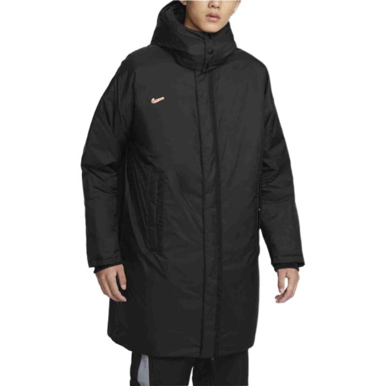 New Nike Therma-FIT Culture Of Football Puffer Jacket Men's Black FZ0530-010