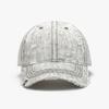 Custom Logo Distressed Baseball Cap Vintage Washed Ripped Cotton Dad Hat Frayed Brim Y2K Streetwear Sun Hat For Men Women