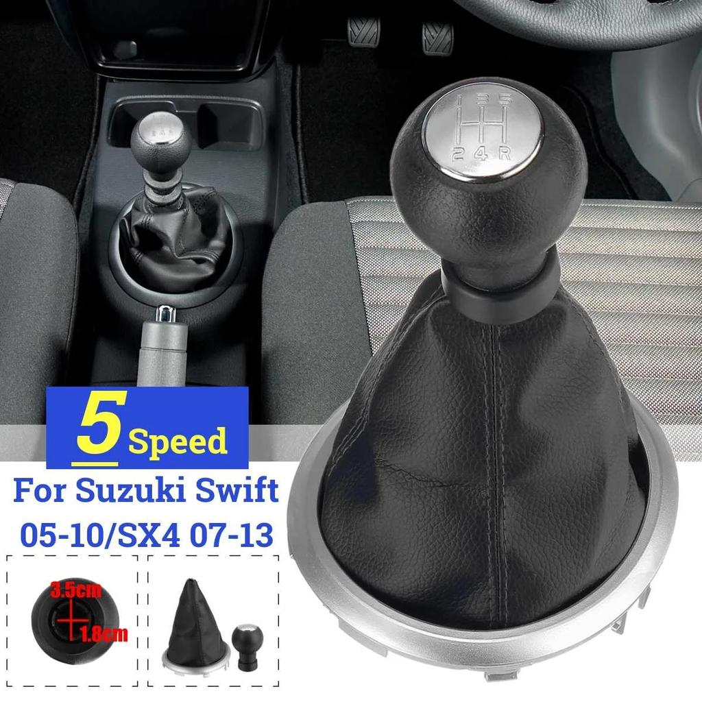 5 Speed Gear Knob Head Stick Shift Plastic for Suzuki Swift SX4 2005 2006 2007 2008 2009 2010 2011 2012 2013 2014 2015