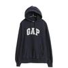 Used [Discount Coupons Now Available!] 90s Old Gap Sweatshirt Hoodie Men's S / Old Pullover Sweatshirt Big Logo Embroidery Reverse Type Black