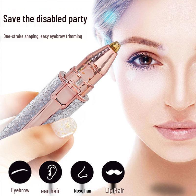 Rechargeable Electric Eyebrow & Intimate Hair Trimmer for Women