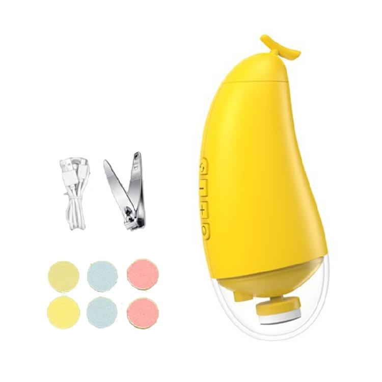 

Electric Nail Clippers with 2 Speeds Automatic Nail Clippers Baby Nail Trimmer Automatic Nail File for Adults жёлтый