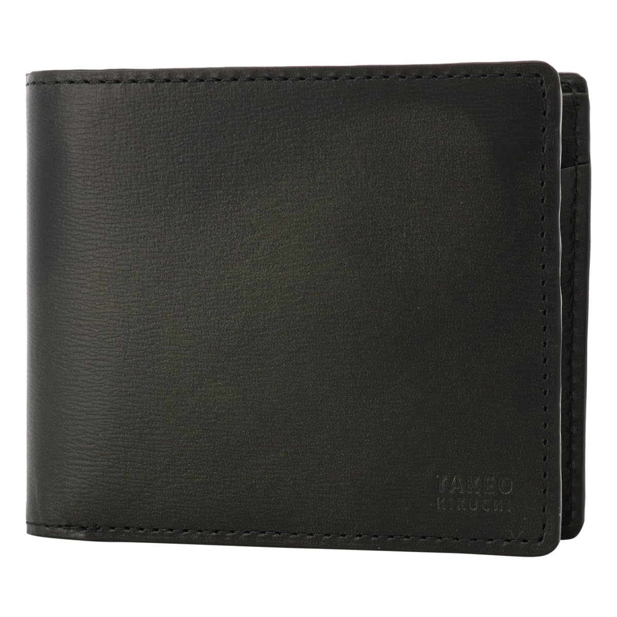 

Bifold Wallet Genuine Leather Luna 7120121 Cowhide Leather Black [Takeo Kikuchi] Men s [01]