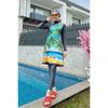 New Styles In Various Colors and Prints Modest Muslim Burkini 2-piece Set Long-sleeved Tunic and Full-length Leggings Set - Muslim Swimwear - Summer