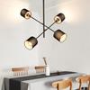 NETTLIFE Suspension - 68x68x85 cm - Noir - Métal - 4 ampoules E27