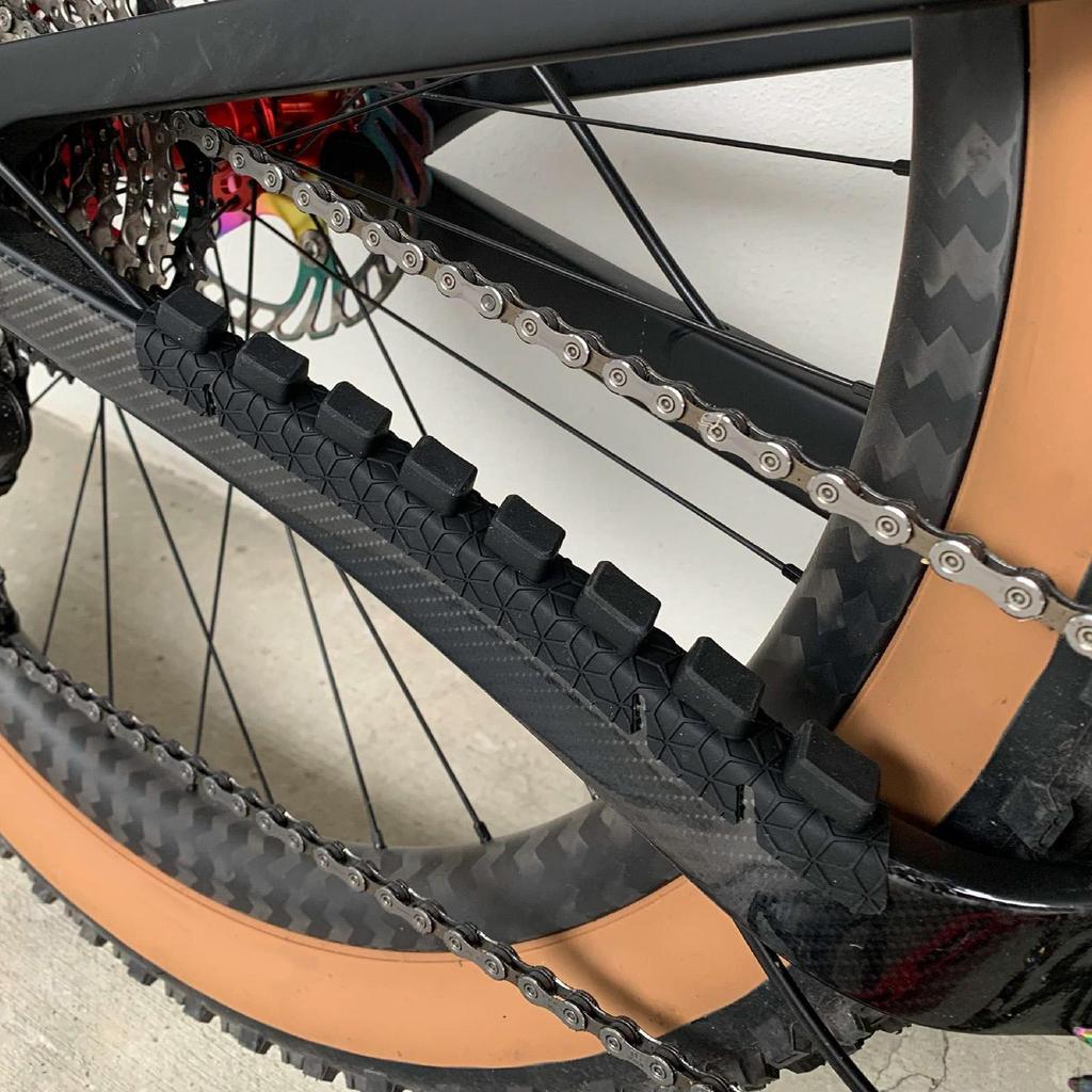 Ochraniacz tylnego trójkąta roweru przed zarysowaniami, Uniwersalny, do roweru górskiego i szosowego