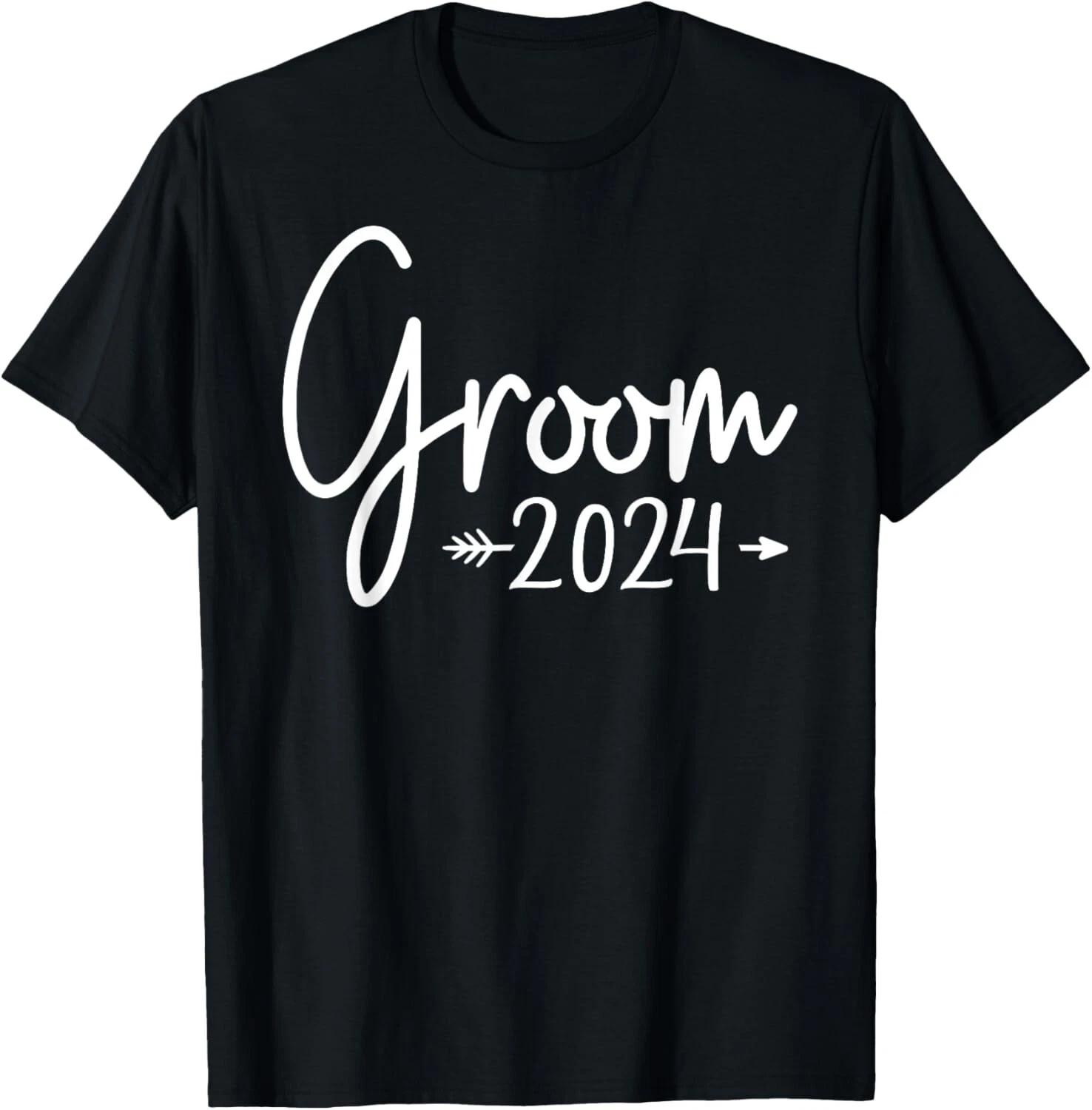 Groom Est_ 2024 Married Wedding Engagement Getting Ready Gift Unisex T-Shirt XL