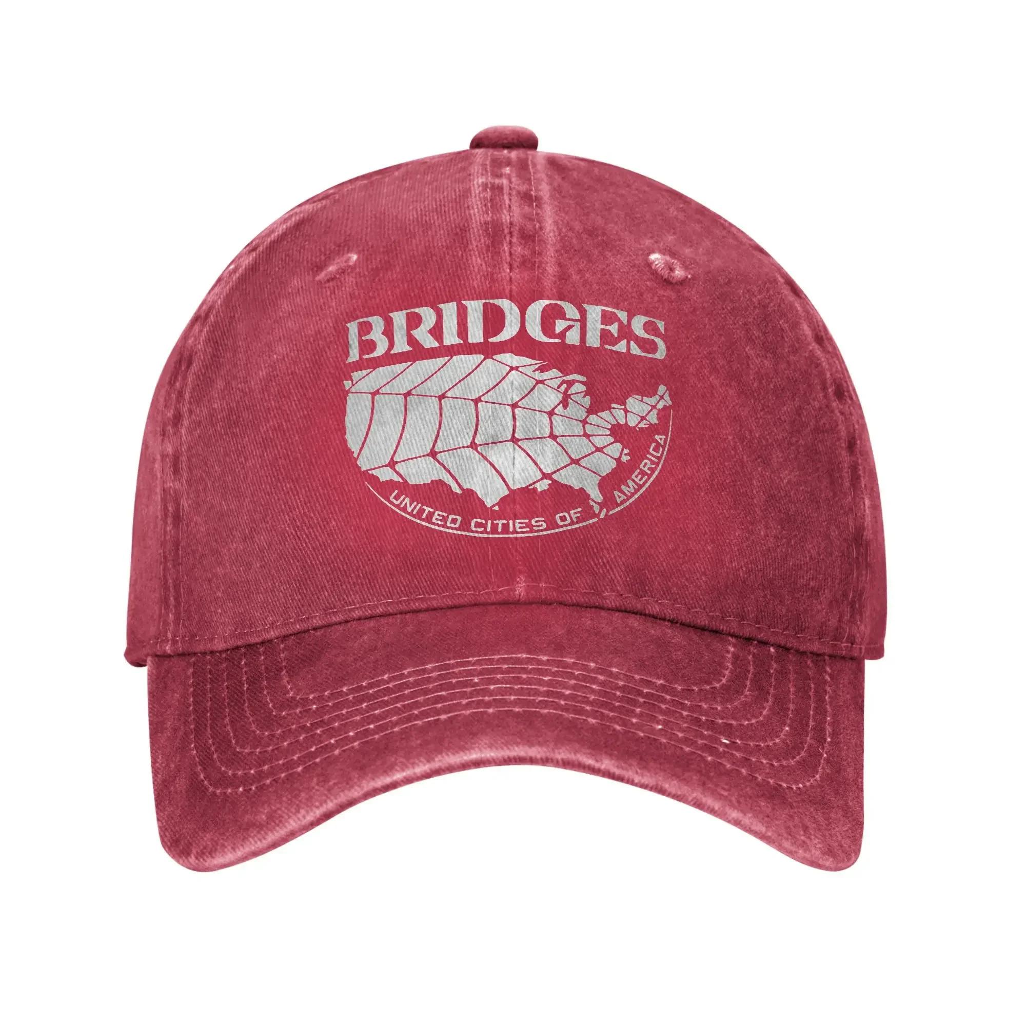 

Bridges Logo Death Stranding Game Baseball Cap Sun Outdoor Sport SunProof Washed Trucker Hat Unisex Women yk Print Baseball Caps One Size
