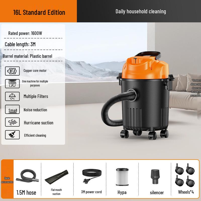 High-Power Industrial Suction Cleaner for Floors, Sofas, and Grouting