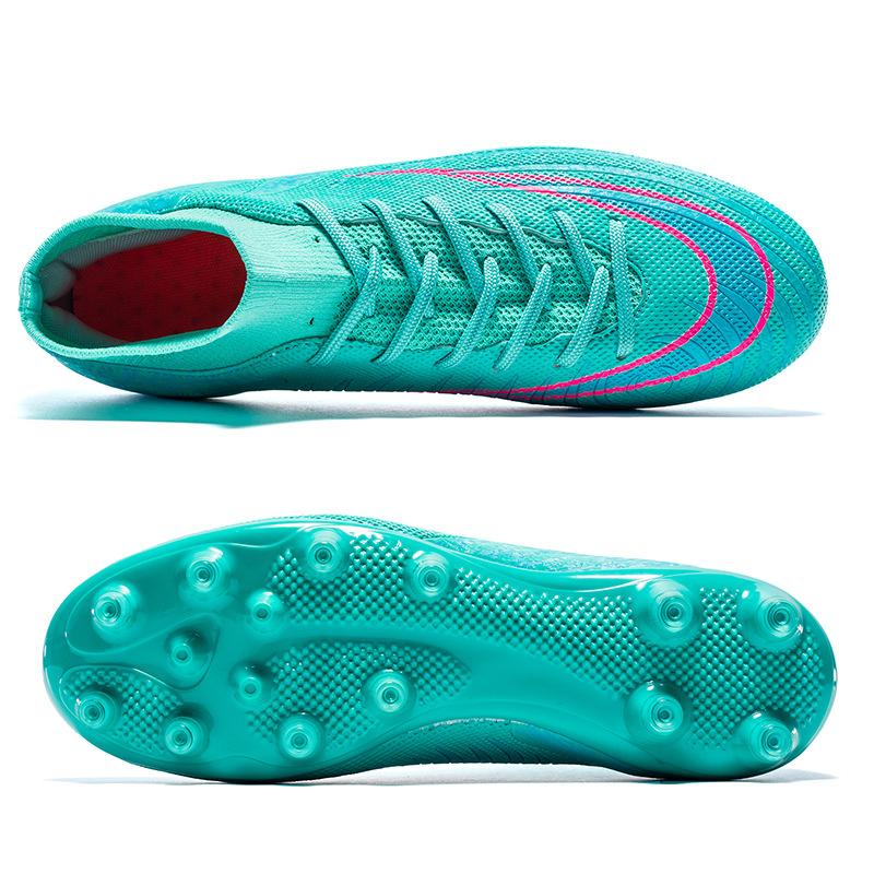 Fotbalové boty s vysokým svrškem soutěžní AG dlouhé kolíky fotbalové boty zlomené kolíky tréninkové boty fotbalové pánské jednodílné 2025