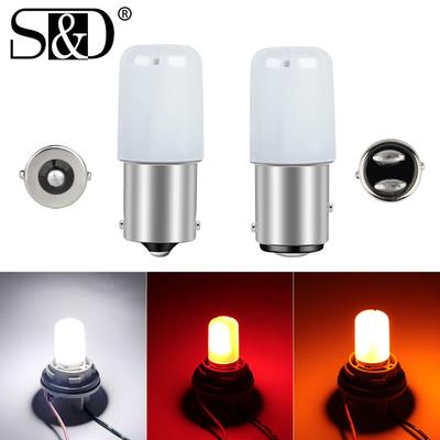 1 Stück 1156 BA15S 1157 BAY15D P21W Led-lampe P21/5 Watt Auto Blinker 18SMD 3030 DRL 12 V Weiß Bernstein Rot Umge Lichter