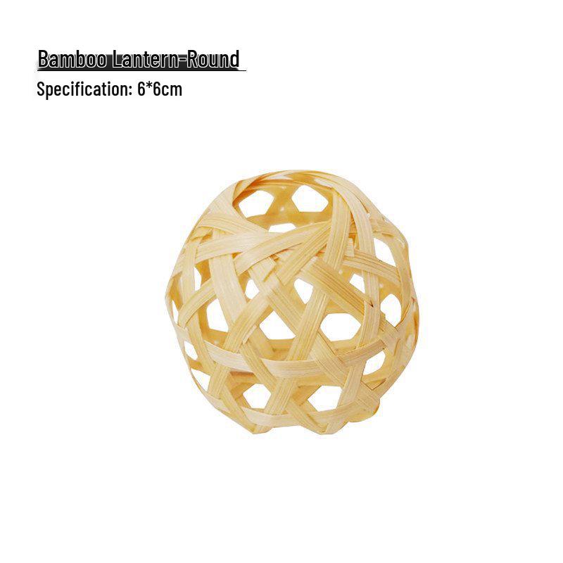 Handmade Bamboo Dragon Boat Zongzi Lantern Pendant for New Year Spring Festival