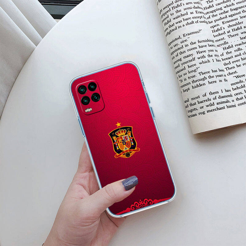 RT25 Spain Flag Case for Motorola E7 G6 G7 G8 G9 Plus Power Play G10 G20 G04 E30 E40 E22 E20 E13 E15 G22 G23 G05 G75 G35 G55