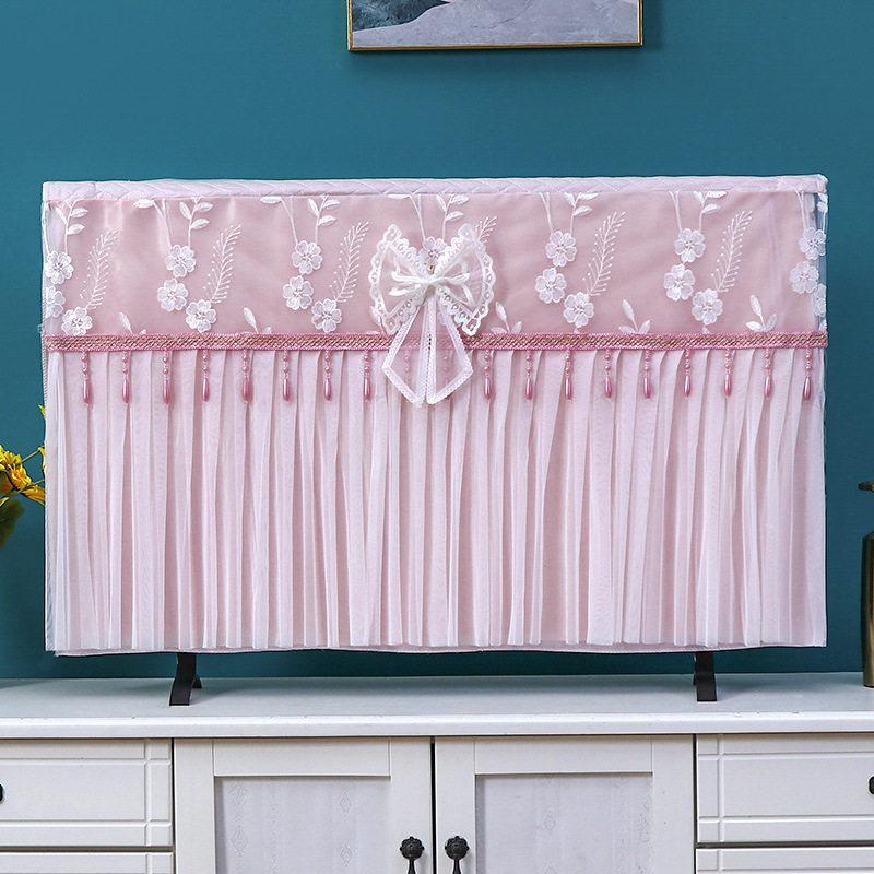 Modern Simple 55/65-inch Lace Wall-mounted LCD TV Dust Cover 32-35 inch красный