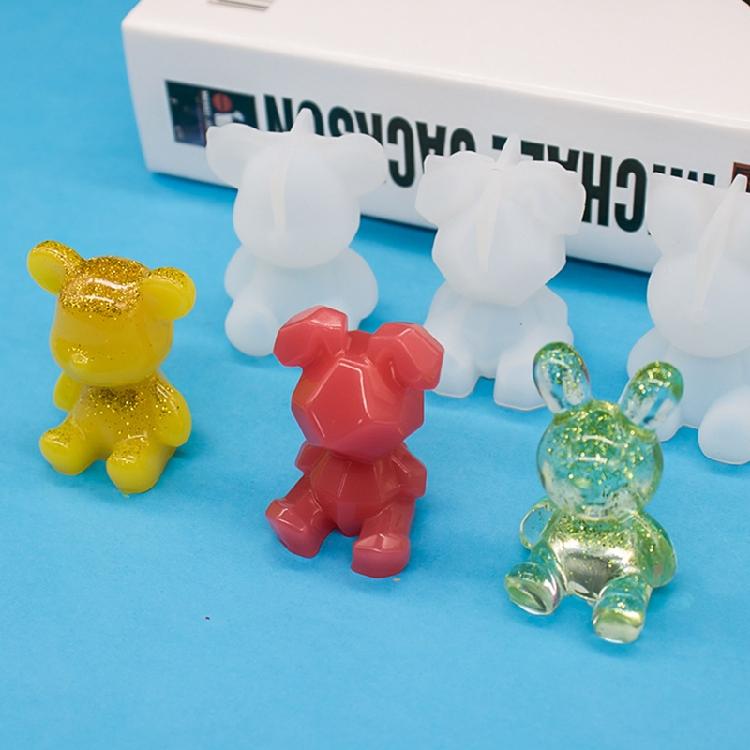 Silicone Keychain Mold Pendant Epoxy Casting Mould for DIY Crafts Jewelry Making