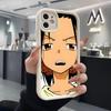 Anime A-Shaman King Phone Case For IPhone Air 17 Pro Max 16 E 15 14 Pro Max 13 12 11 Mini Plus Soft Silicone White Cover