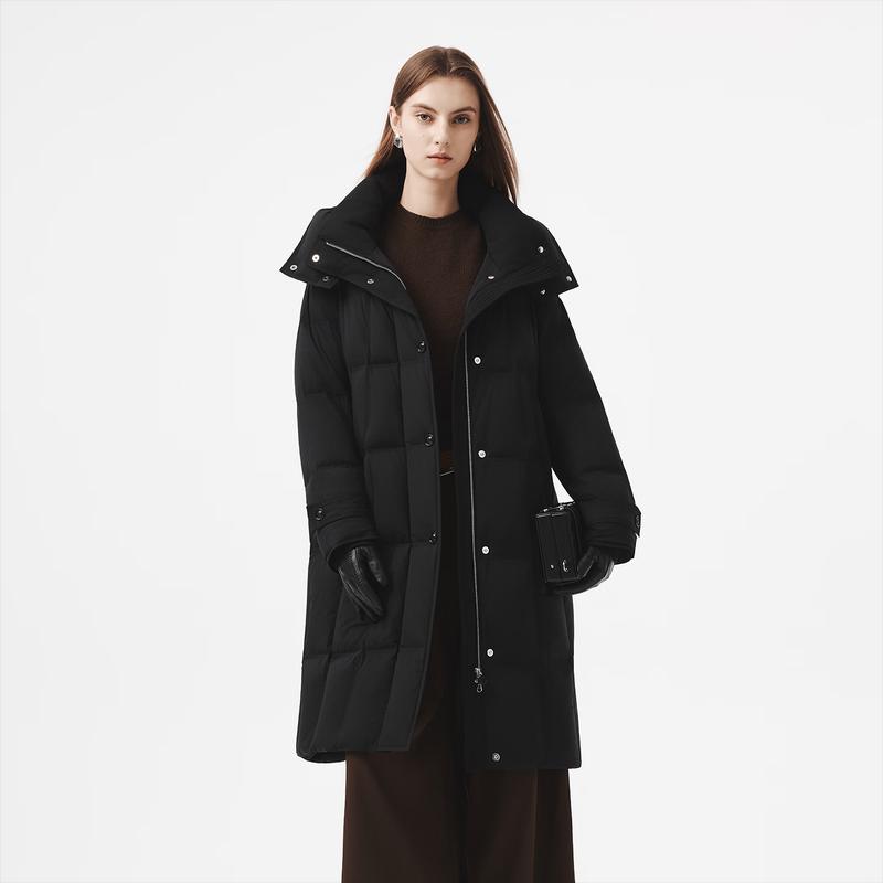 Tanboer Women's Mid-length Goose Down Puffer Coat TB5520818Z