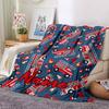 Custom Name fire truck Theme Printed Blanket - Perfect for Couch, Bed, Travel & Outdoor Use | Machine Washable, Cozy & Durable.