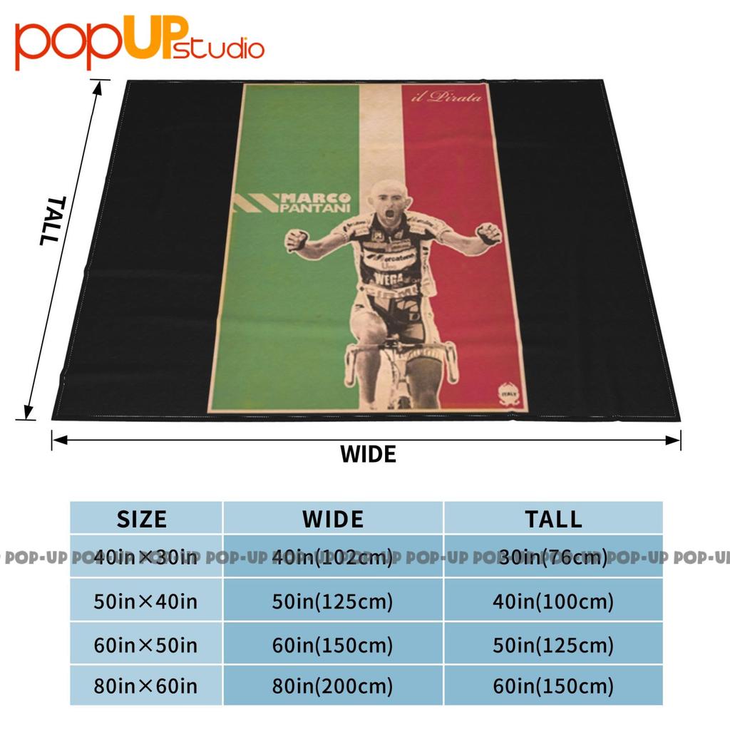 Marco Pantani Cycling Champion The Pirate Cesenatico 3 Ultra-Soft Blanket Quilt Winter Sofa Cover Bed Covers