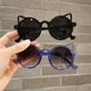 Girls Boy Cute Cat Anti UV Eyeglasses Glasses Toddler Baby Cartoon Cat Sunglasses For Kids Children