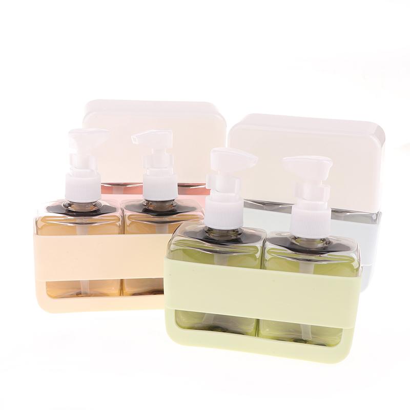 Ensemble de Bouteilles de Voyage 2/3/4-en-1 Combinaison Shampooing Gel Douche Savon pour les Mains Lotion Flacon Vide Fractionné Kit de Voyage Accessoires
