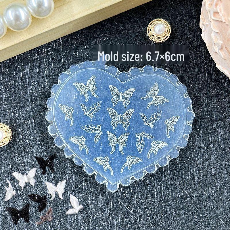 3D Nail Art Mini Tool Bow Mold for DIY Embossed Designs