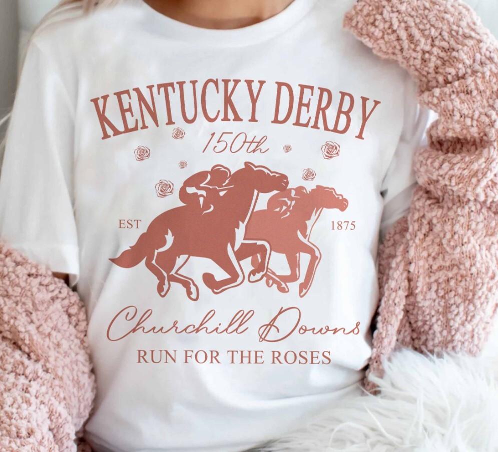 

Kentucky Derby Shirt Run For The Roses Shirt 150Th Kentucky Horse Racing Shirt Unisex T-Shirt M