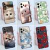 Süße Hülle für TCL K70 5G/TCL K70 SE (T453D) Hülle Case Druck Schale Schutzhülle Weiches Silikon Cartoon Handyhülle Coque