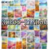10 30 50Pcs Cartoon Oil Painting Landscape Stickers Book Diy Skateboard Toys Guitar Luggage Suitcase Decoration Graffiti Sticker