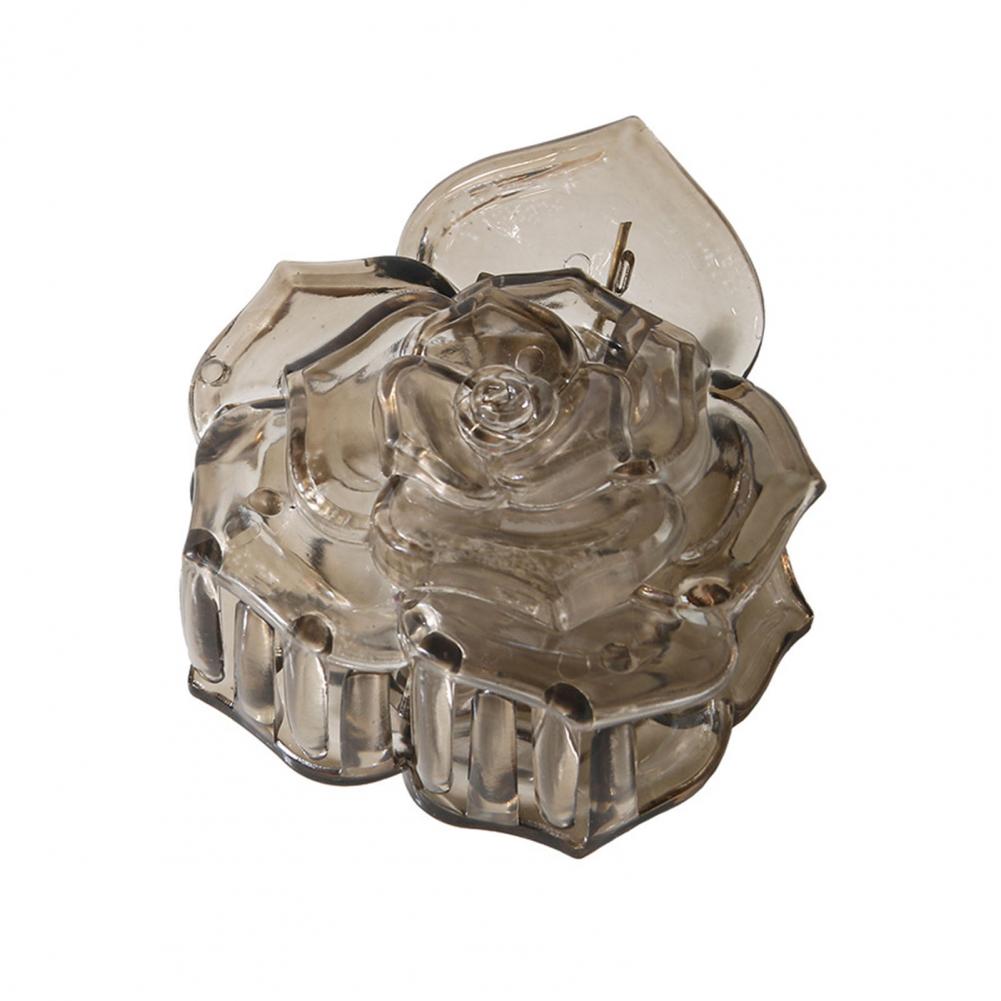 

Жіноча застібка для волосся 3D з квіткою троянди Затискач проти ковзання зубів Затискач для голови на спині Велика акуляча застібка для волосся Аксесуари для волосся