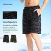 Men's Summer Camouflage Ice Silk Breathable Shorts - Versatile Trendy Loose-Fit Sports Casuals