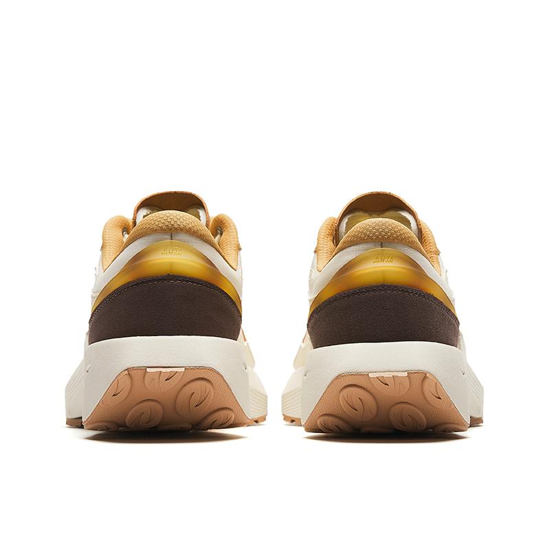 Anta Ice Sugar 4 Shock Absorption Non-Slip Wear-Resistant Low-Top Casual Shoes Men Sneaker Light-White Brown 912428802-4