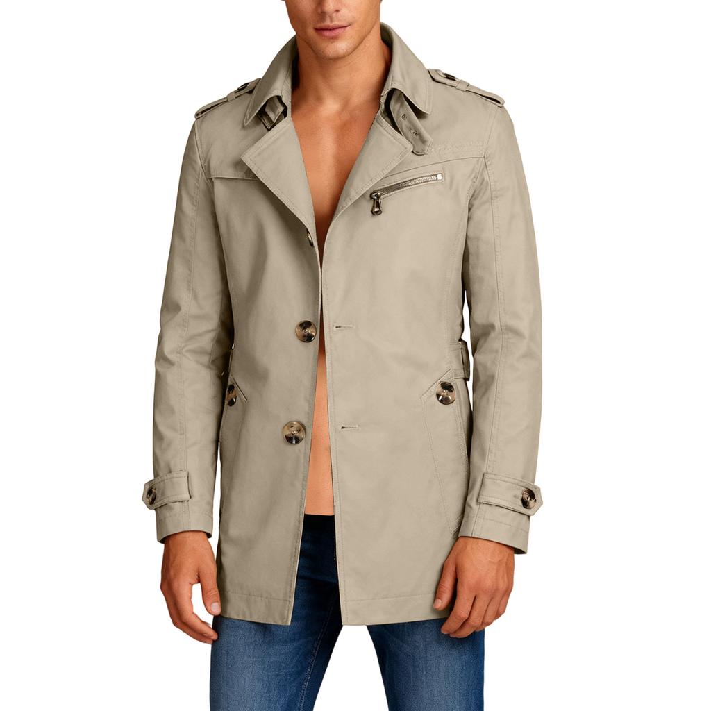 Men's  Leisure  Big Size  MAO  Windbreaker  Coat