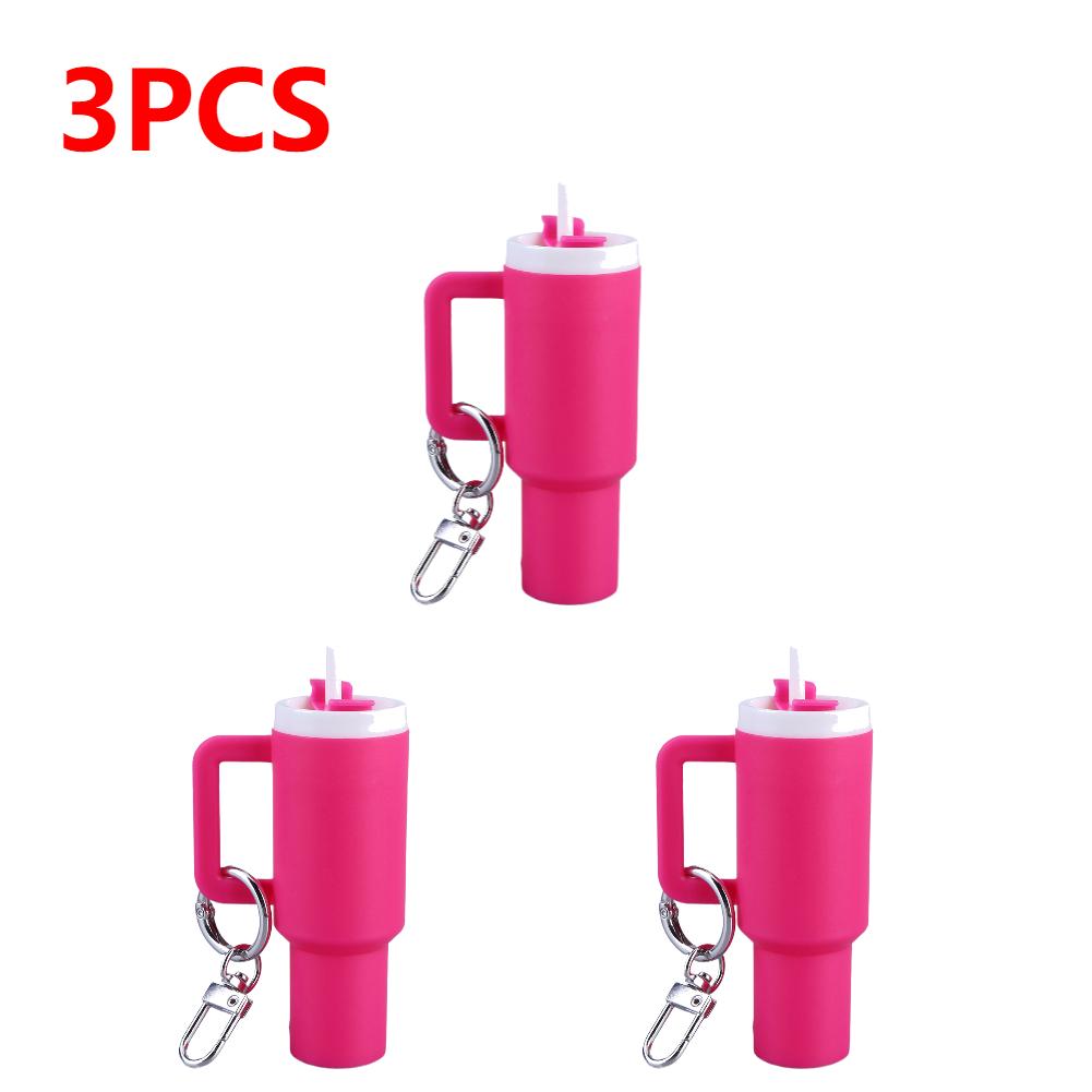 Mini Cup Keychain Mini Tumbler Keychain Cute Tumbler Key Ring Handbag Charms Key Ring Mini Keychain Pendant for Handbag Decor