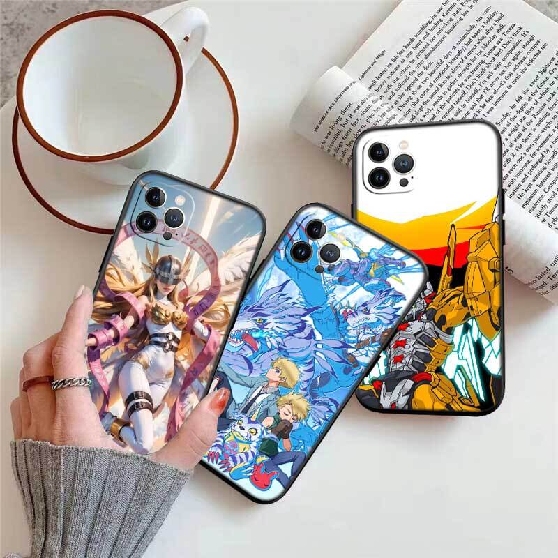 D-Digimons Phone Case for Redmi Note 12 12S 12C 13 13C 13R 14 14S 14R 14C 11A 13X A3 A3X A4 A5 Pro Max Plus