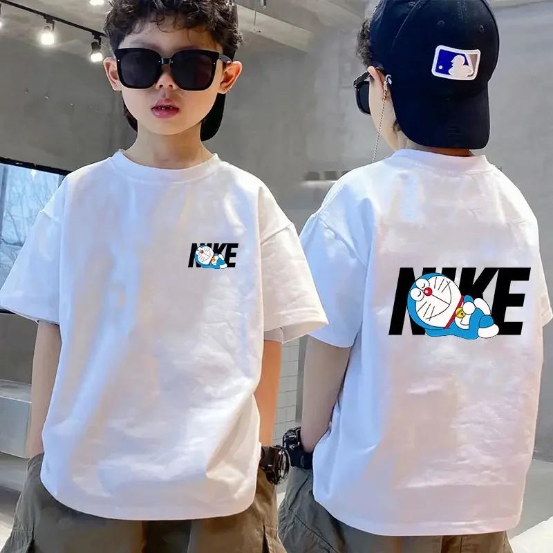 Children's T-shirt boys summer short sleeved round neck Korean clothing