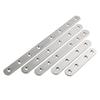 Five silver stainless steel straight bracket, straight bracket corner code for home fixing bracket