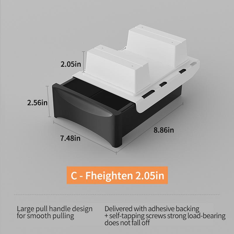 Small Under Desk Storage Cabinet with Mobile Pedestal, Hidden Drawer and Cable Management for Efficient Workspace Setup