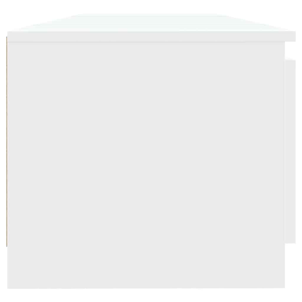 LED TV Stand In White 140 X 40 X 36 Cm