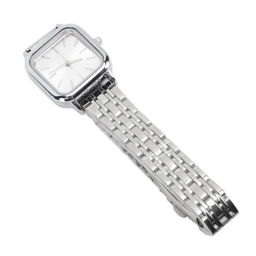 Women Quartz Watch Alloy Steel Strap Stylish Waterproof Ladies Square Wrist Watch for Daily Life