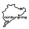 Nurburgring Map Funny Car Truck Vehicle Reflective Decals Sticker Decoration