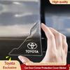 2Pcs Car Door Corner Protector Stickers Decoration For Land Cruiser Sienna Rav4 Prado Tacoma Yaris Rush Fortuner CHR Voxy CR5