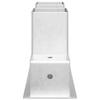 Firewood stacking aid 12 pcs silver 34 x 10 x 15 cm steel