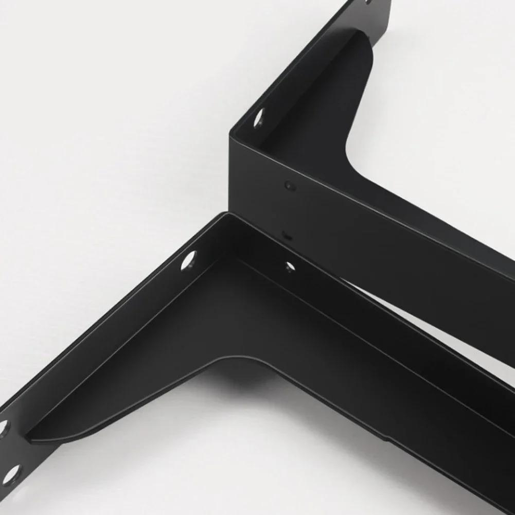 Countertop Bracket Heavy Duty Rack Cold Rolled Steel Front Mounted Bracket Indoor Outdoor Use Triangle Bracket For Shelves