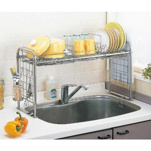 Sugiyama Metal Over-the-Sink Rack for Kitchen Storage, KS-2712
