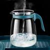Summer Large Capacity Refrigerator Tea Kettle Tea Separation Cold Kettle Glass High Temperature Flower Teapot Brewing Tea