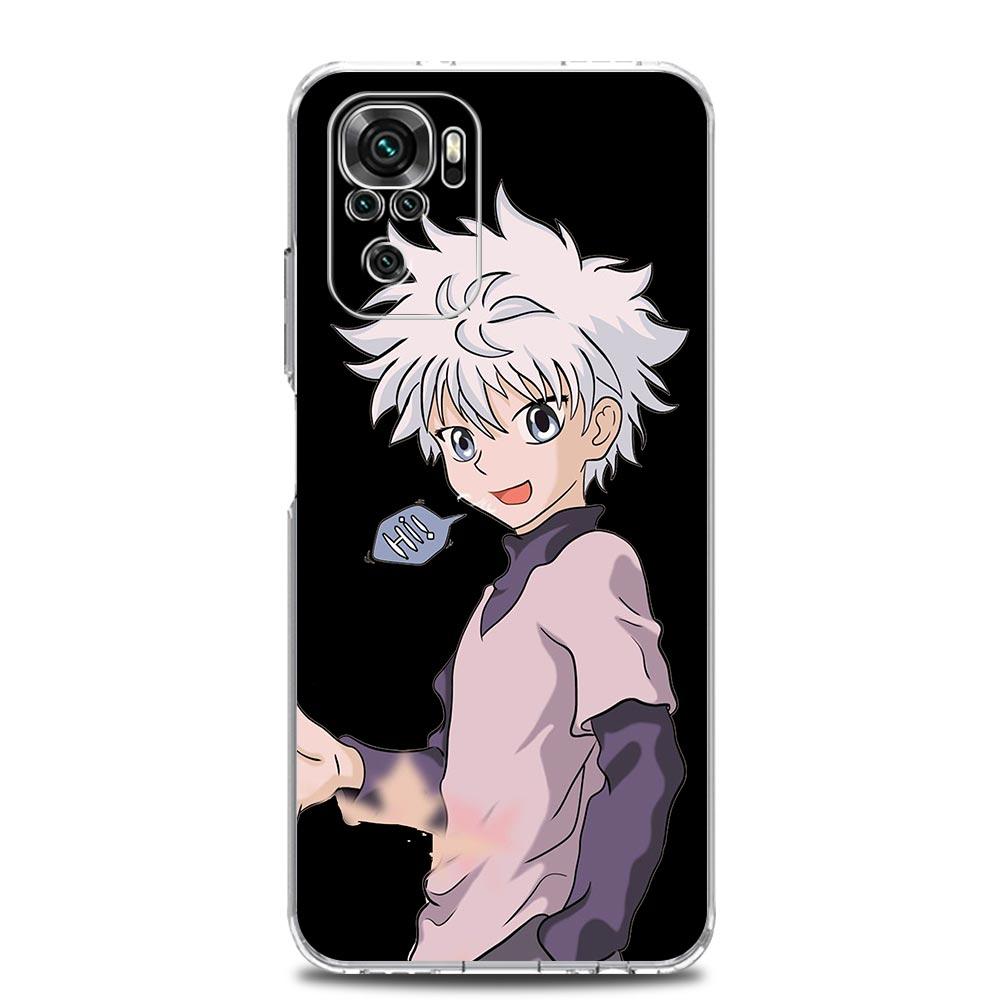 

Чехол для телефона Killua Hunter × Hunter с аниме для Xiaomi Redmi Note 12 11 9S 9 8 10 Pro Plus 7 8T 9C 9A 8A K40, прозрачный игровой чехол Note 12Pro Plus