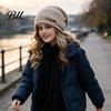 Cold Weather Commuter Hat Winter Knitted Cap for Women Girls, Thickened Warm Weather, Stylish Gift Plush Lined Fashion Stacked Hat, Slouchy