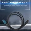 For Peugeot 308 308S 408 Citroen Car RCC Radio Audio NAC Wireless Cable Adapter MRN Adapter Cable DS To NAC Antenna USB