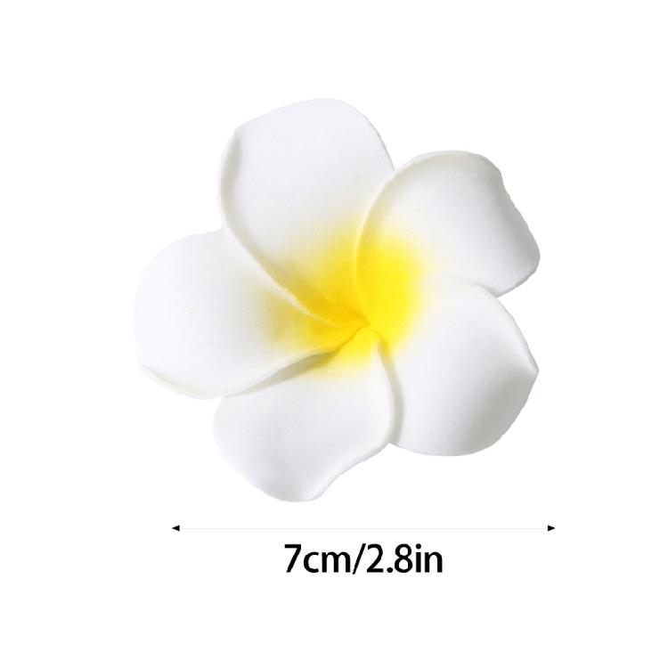 Simulation Flower Hair Clip Plumeria Hairpin Female Headwear Girl Hair Decors